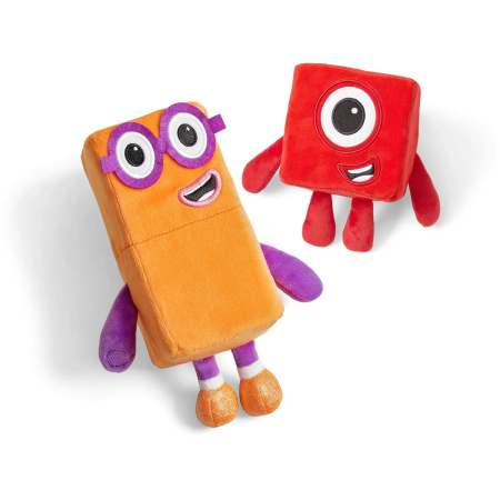 Set mascote din plus Numberblocks - Unu & Doi [5]