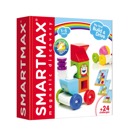 Noutati - Set piese magnetice Smartmax My first build  Drive, + 18 luni