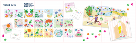 Set portabil de ștampile Haku Yoka - Animalutele mele dragi [6]