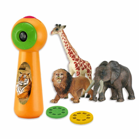 Set proiector tip lanterna & 3 figurine - Animalute [2]
