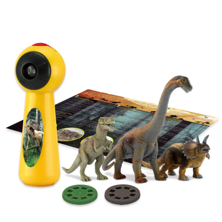 Set proiector tip lanterna & 3 figurine - Dinozauri [2]