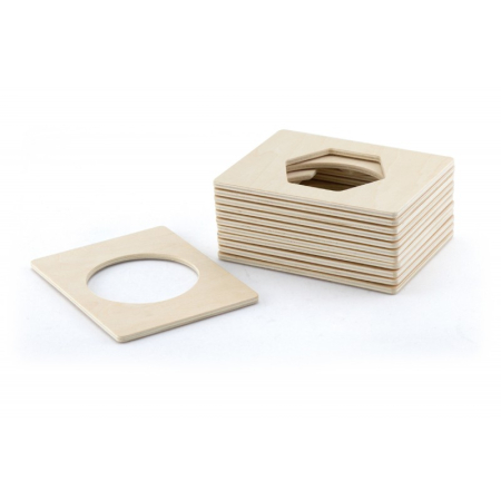 Jucarii creative - Set sabloane magnetice, 12 buc, Viga