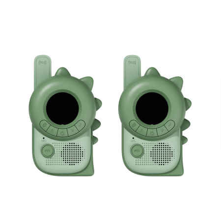 Cadouri Baieti - Set statii Walkie-Talkie pentru copii, Dino green-Dino green