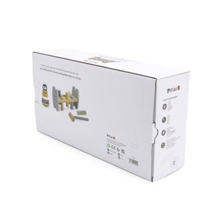 Set stivuitor si mini banc cu ciocan, Pinguin, PolarB Viga [1]