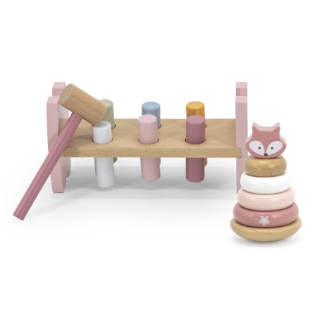 Set stivuitor si mini banc cu ciocan, Vulpe, PolarB Viga [2]
