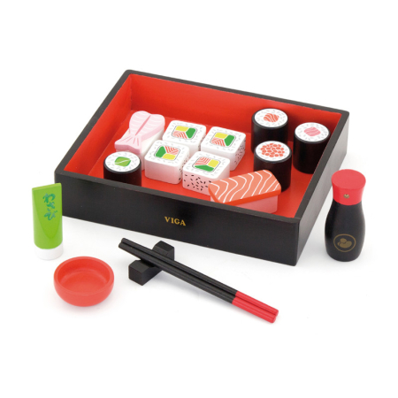 Jucarii de rol - Set sushi din lemn, Viga
