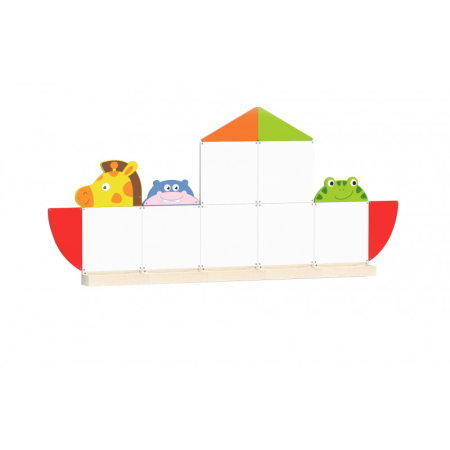 Set table de scris magnetice - Vapor cu animale, Viga [1]