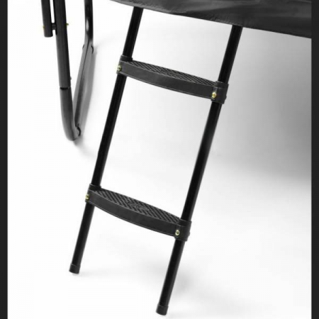 Set trambulina 244 cm cu plasa si scarita Ookee Jump Carbon [3]