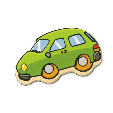 Jucarii 0-2 ani - Set vehicule magnetice din lemn