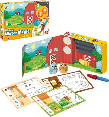 Set Water Magic de colorat: La ferma cu Squishies [2]