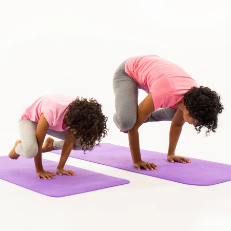 Set Yoga Mama-Copil, saltele asortate si carduri incluse - Cloud, mov [7]