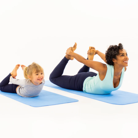 Set Yoga Mama-Copil, saltele asortate si carduri incluse - Wave, albastru [3]