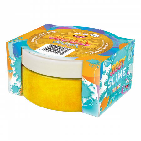 Jocuri educative - Slime in cutie JIGGLY SLIME ,   auriu perlat, 200 g