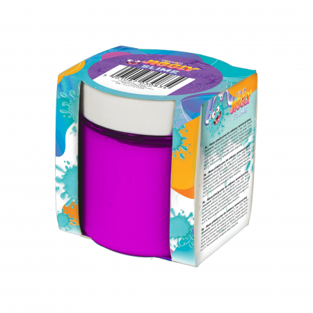 Jocuri educative - Slime in cutie JIGGLY SLIME ,   mov perlat, 100 g