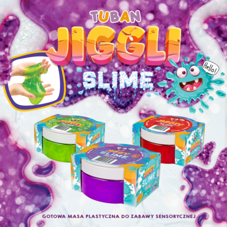 Slime in cutie JIGGLY SLIME – mov perlat, 500 g [1]
