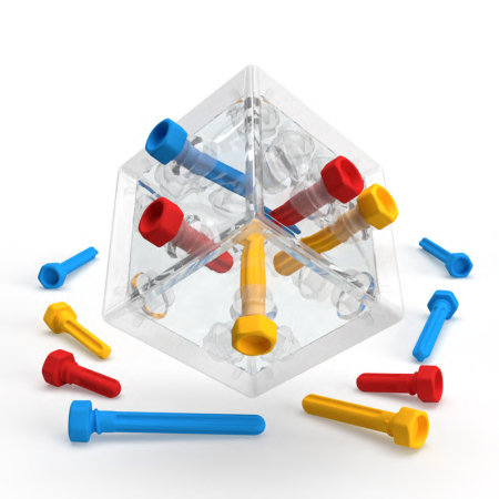 Smart Games - Criss Cross Cube, joc de logica cu 80 de provocari, 8+ ani [1]