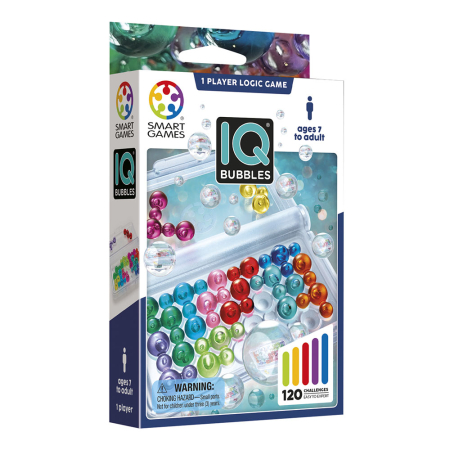 Noutati - Smart Games - IQ Bubbles, joc de logica cu 120 de provocari, 7+ ani, editie internationala
