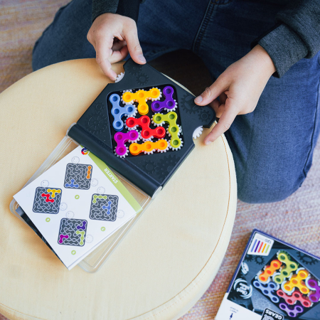 Smart Games - IQ Gears, joc de logica cu 120 de provocari, 7ani+ [2]
