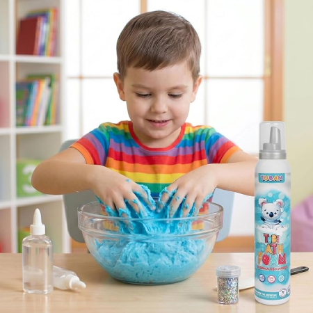 Spuma creativa pentru baie si slime  - TUBI  – ALBASTRU 200 ml [3]