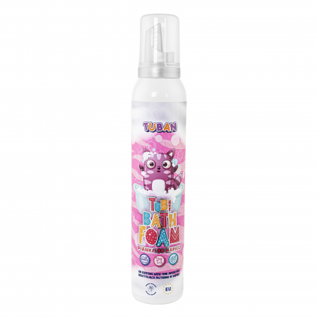Jucarii Senzoriale - Spuma creativa pentru baie si slime  - TUBI  – ROZ 200 ml