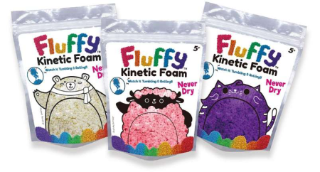 Noutati - Spuma modelabila reutilizabila Fluffy Squishy Foam - 40 g
