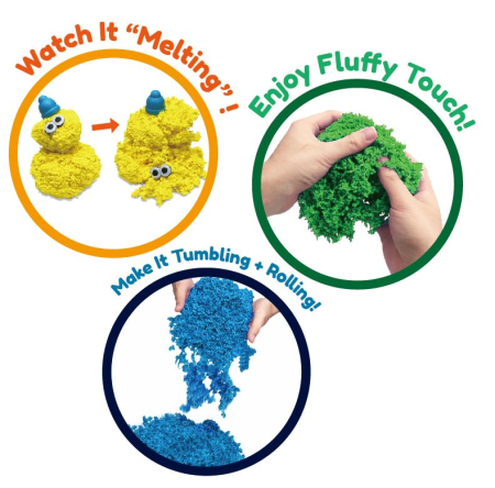 Spuma modelabila reutilizabila Fluffy Squishy Foam - 40 g [1]