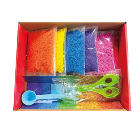 Spuma modelabila reutilizabila Fluffy Squishy Foam - set 6 culori si unelte [1]
