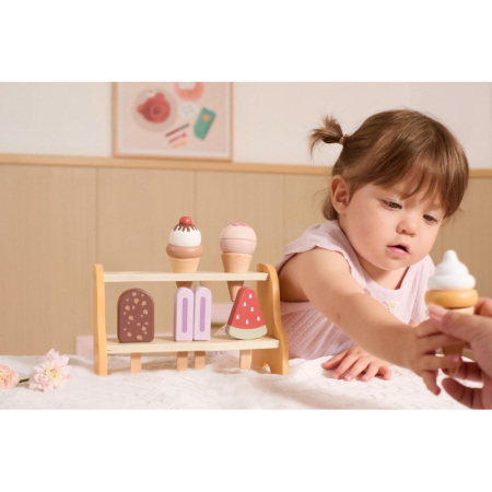 Stand inghetata pe bat din lemn (6 piese), PolarB Viga [1]