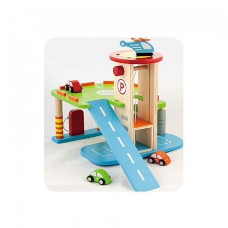 Statie de benzina cu parcare, lift si heliport [1]