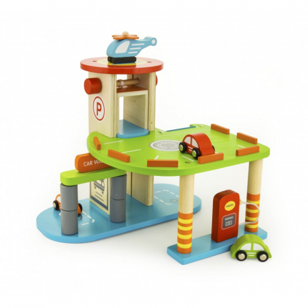 Statie de benzina cu parcare, lift si heliport [2]