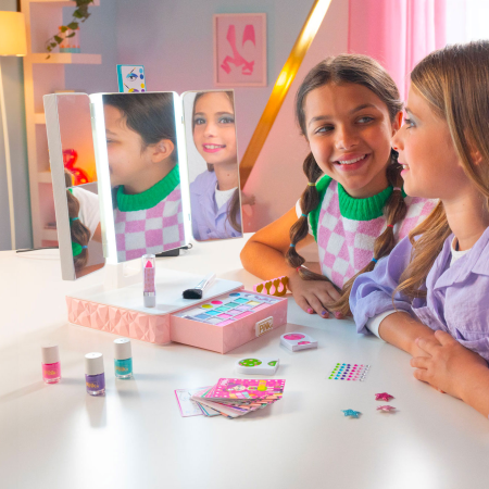 Studio de machiaj interactiv cu oglindă vorbitoare - Pink it Smart Vanity [6]
