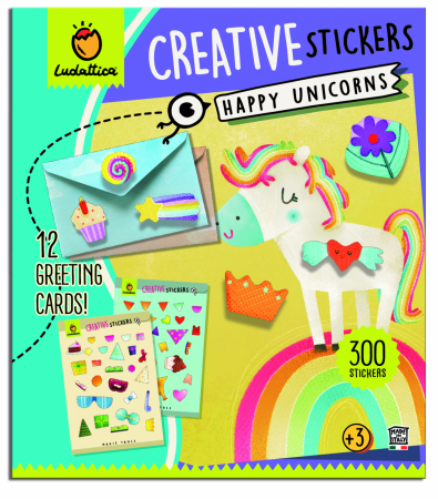 Lucru Manual - Stickere creative - Unicornii Veseli