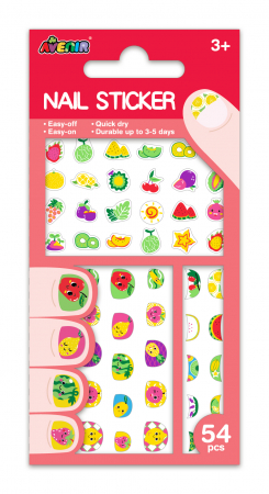 Bijuterii fantezie - Stickere pentru unghii fosforescente - Fructe