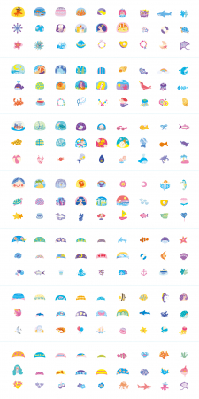 Stickere pentru unghii si tatuaje - Sirena [4]