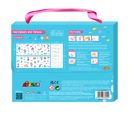 Stickere pentru unghii si tatuaje - Sirena [3]