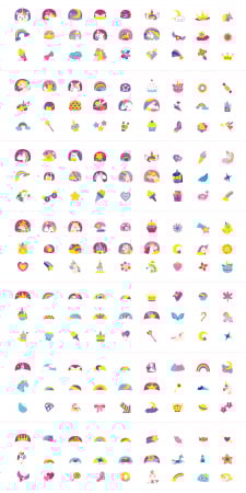 Stickere pentru unghii si tatuaje - Unicorni [5]