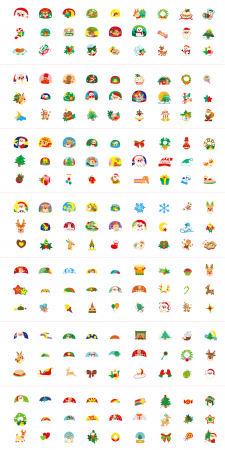 Stickere pentru unghii si tatuaje - Craciun [6]