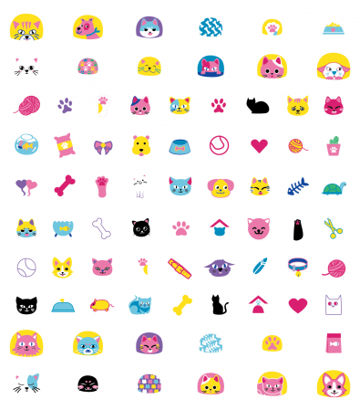 Stickere pentru unghii - Animale prietenoase [1]