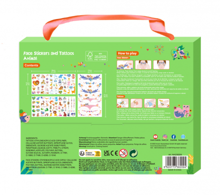 Stickere si tatuaje pentru fata - set parinte-copil - distractie in familie [6]