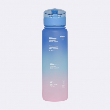 Sticla de baut 650 ml, Gradient Roz [1]