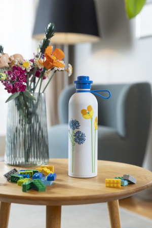 Sticlă LEGO 560 ml - Flori [1]