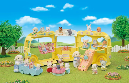 Sylvanian Families-Autobuz Curcubeu [3]