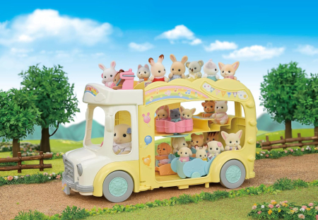 Sylvanian Families-Autobuz Curcubeu [2]