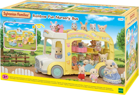 Sylvanian Families-Autobuz Curcubeu [1]