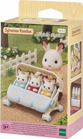 SYLVANIAN FAMILIES-CARUCIOR PENTRU IEPURASI TRIPLETI [6]