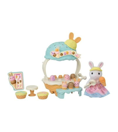Varsta - Sylvanian Families-Caruciorul cu Inghetata