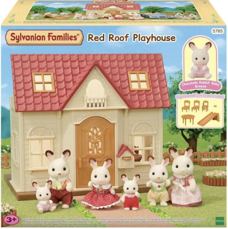 Sylvanian Families-Casuta cu Acoperis Rosu si Figurina Iepuras [2]