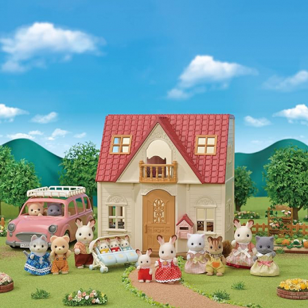 Sylvanian Families-Casuta Red Roof Cosy Cottage [5]