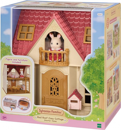 Sylvanian Families-Casuta Red Roof Cosy Cottage [6]