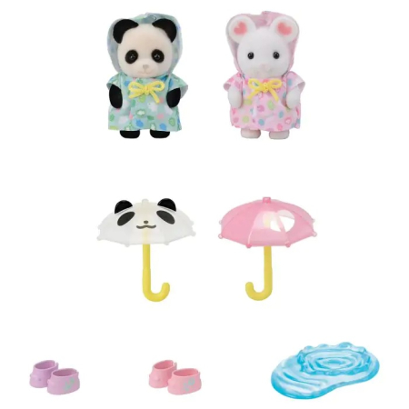 Sylvanian Families-Prietenii De La Gradinita - Duo Pentru O Zi Ploioasa [1]